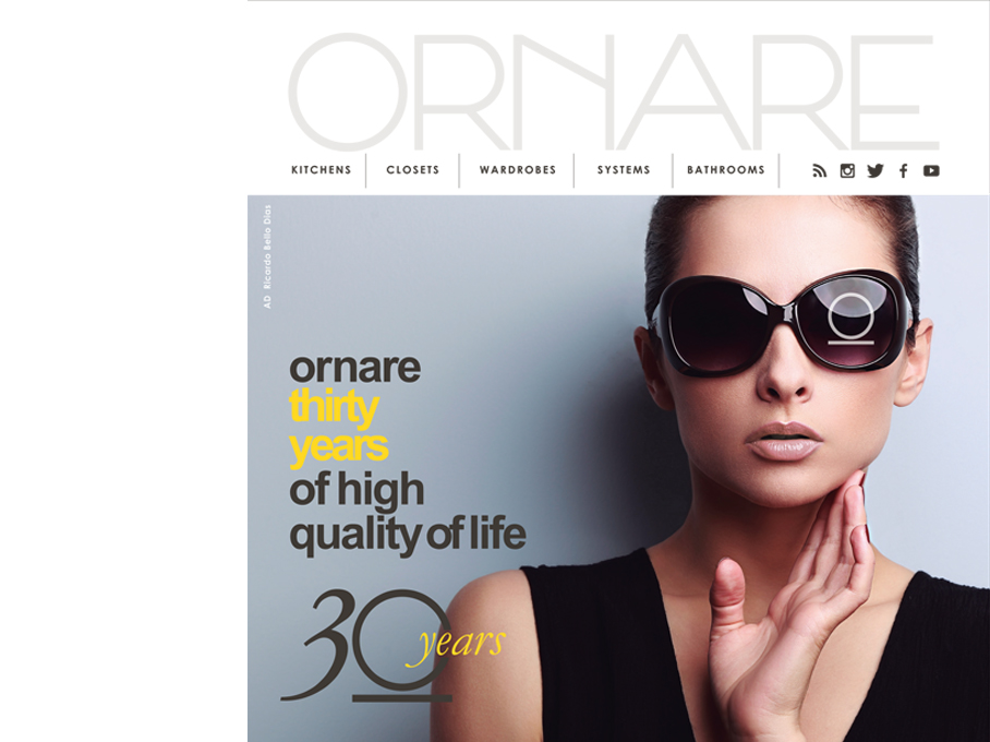 Ornare 30 years - Art Direction